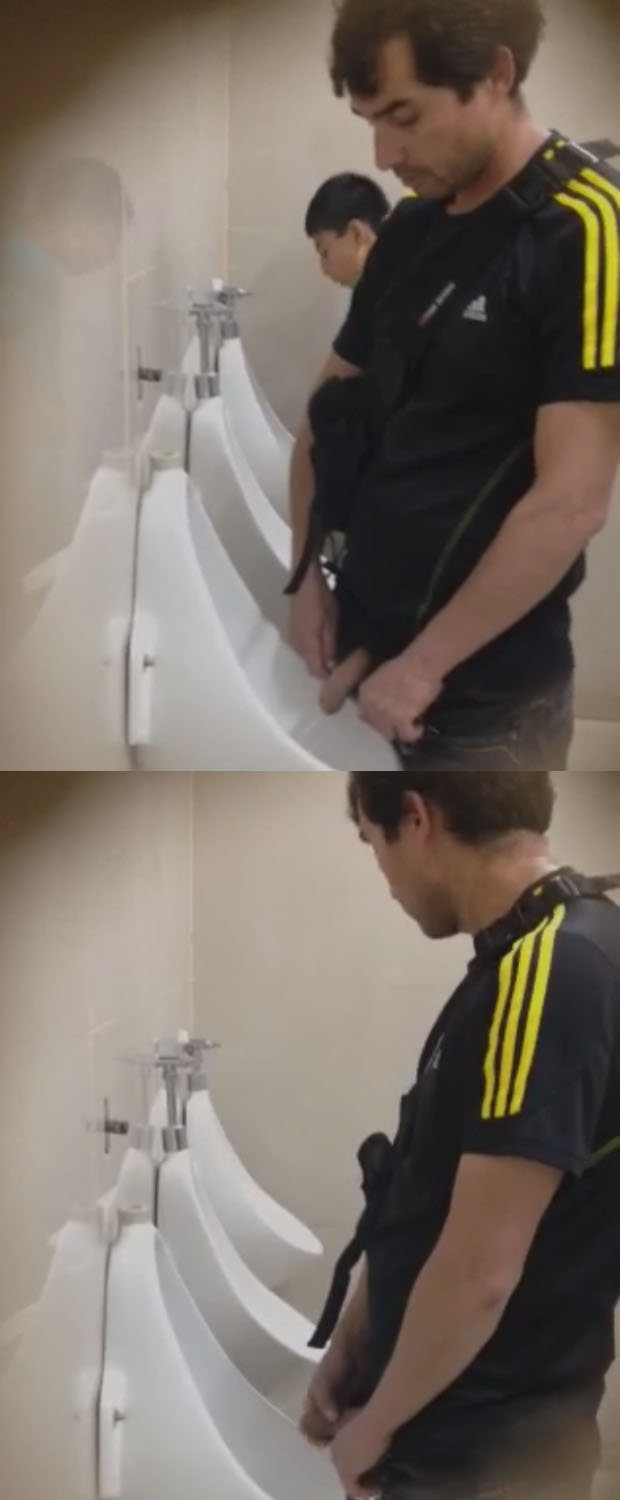 Uncut Dick Peeing At The Urinal Spycamfromguys Hidden Cams Spying On Men