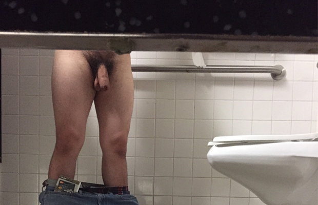 Public restroom orgasm images