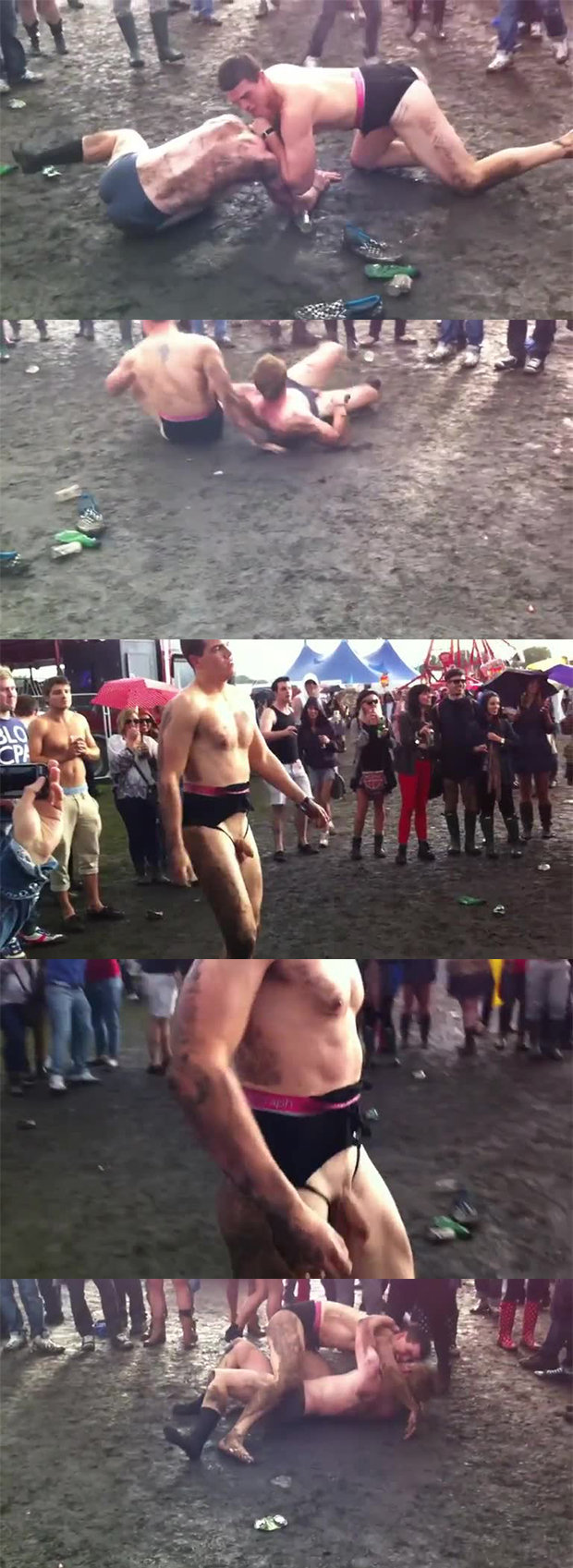 guys naked wrestling festival