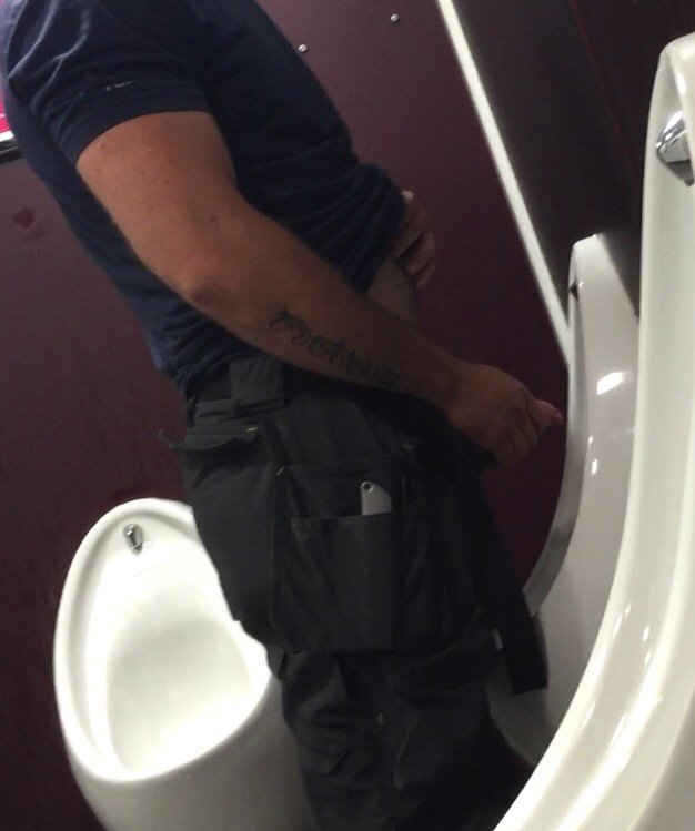Man With Uncut Dick Caught At The Urinals Spycamfromguys Hidden Cams Spying On Men