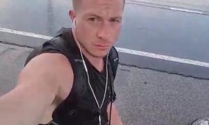 Motorcyclist Takes A Self Video While Cumming On His Bike Spycamfromguys Hidden Cams Spying