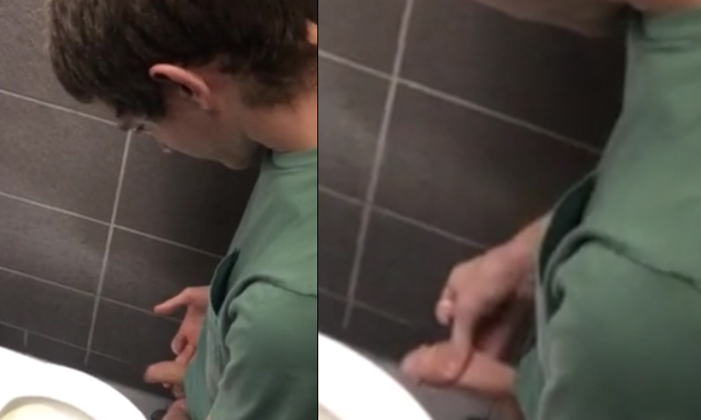 American College Guy Caught In Public Toilet Spycamfromguys Hidden Cams Spying On Men