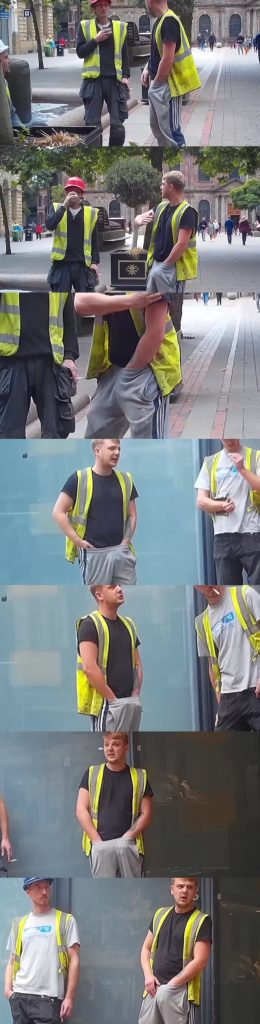 Construction Worker Caught Self Grabbing Bulge Spycamfromguys Hidden