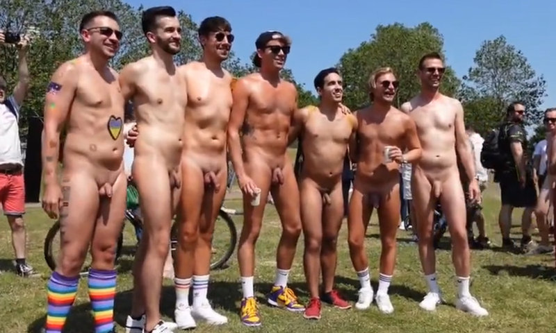 Guys With Uncut Dicks Naked In Public During Wnbr Spycamfromguys