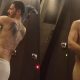 Tattooed guy caught changing in locker room