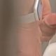 Alpha man exposing his huge uncut cock in the public restroom