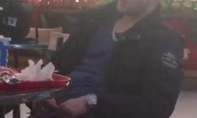 Guy playing with his cock in public