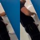 Uncut dude caught peeing at the urinal by hidden camera