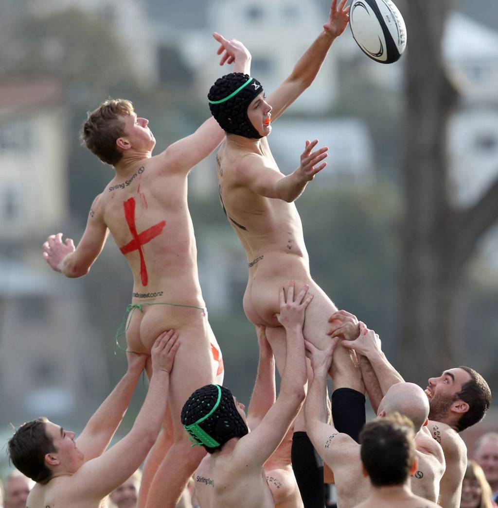England and New Zealand amateur rugby players naked match photo image